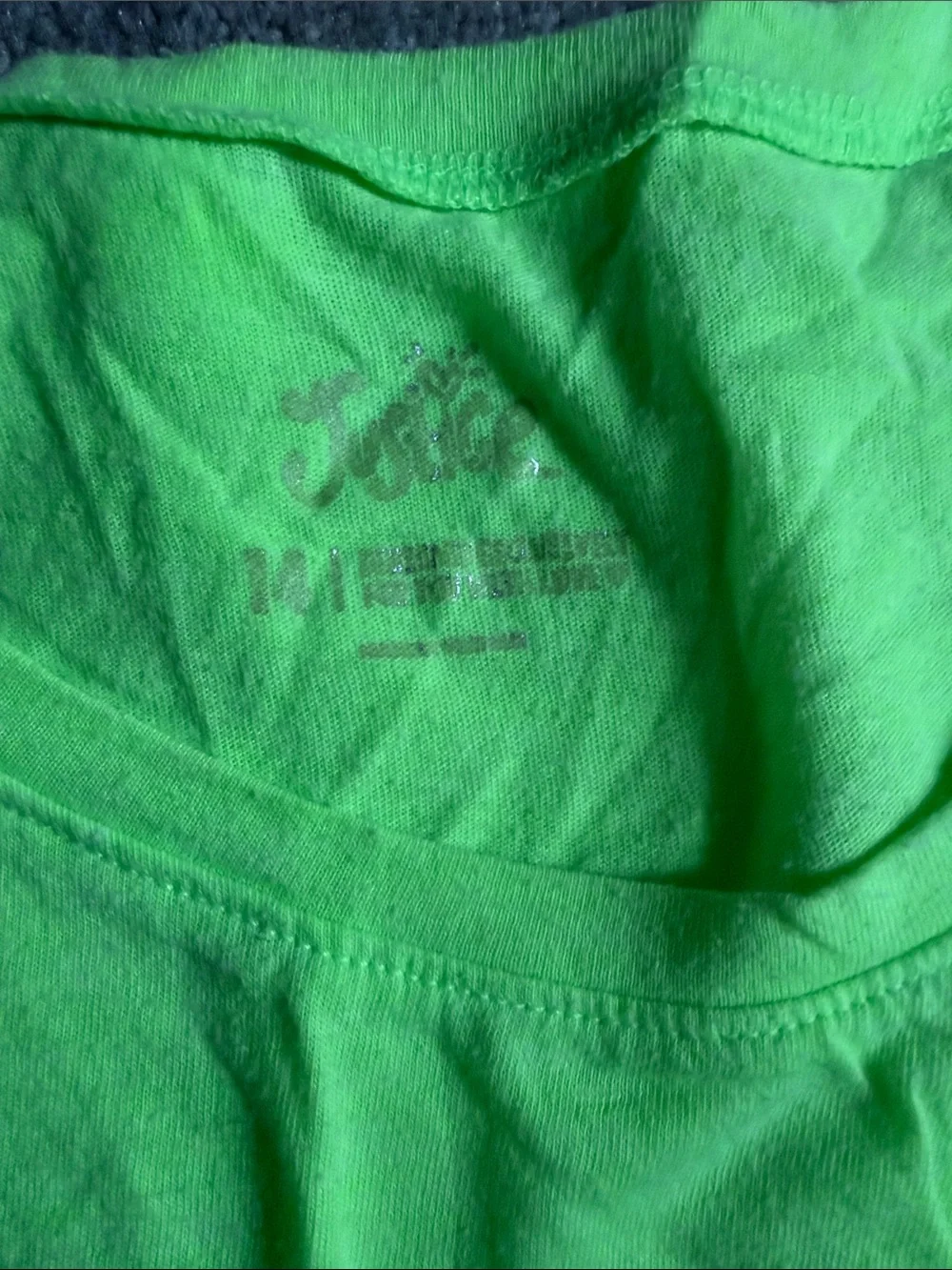 Justice Neon Green Avocado Graphic Tee